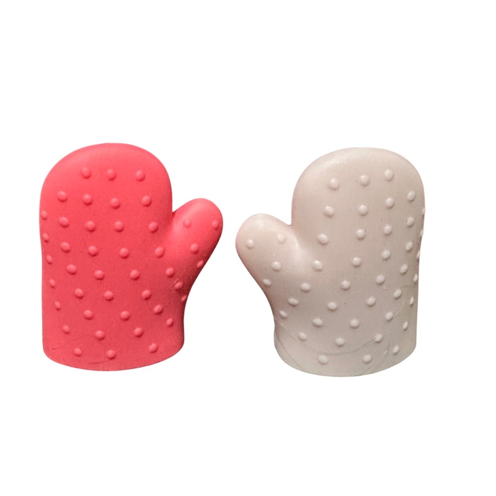 Unbranded‎ Doll Oven Mitts Accessories OS Pink Excellent Silicone Kitchen 2pc